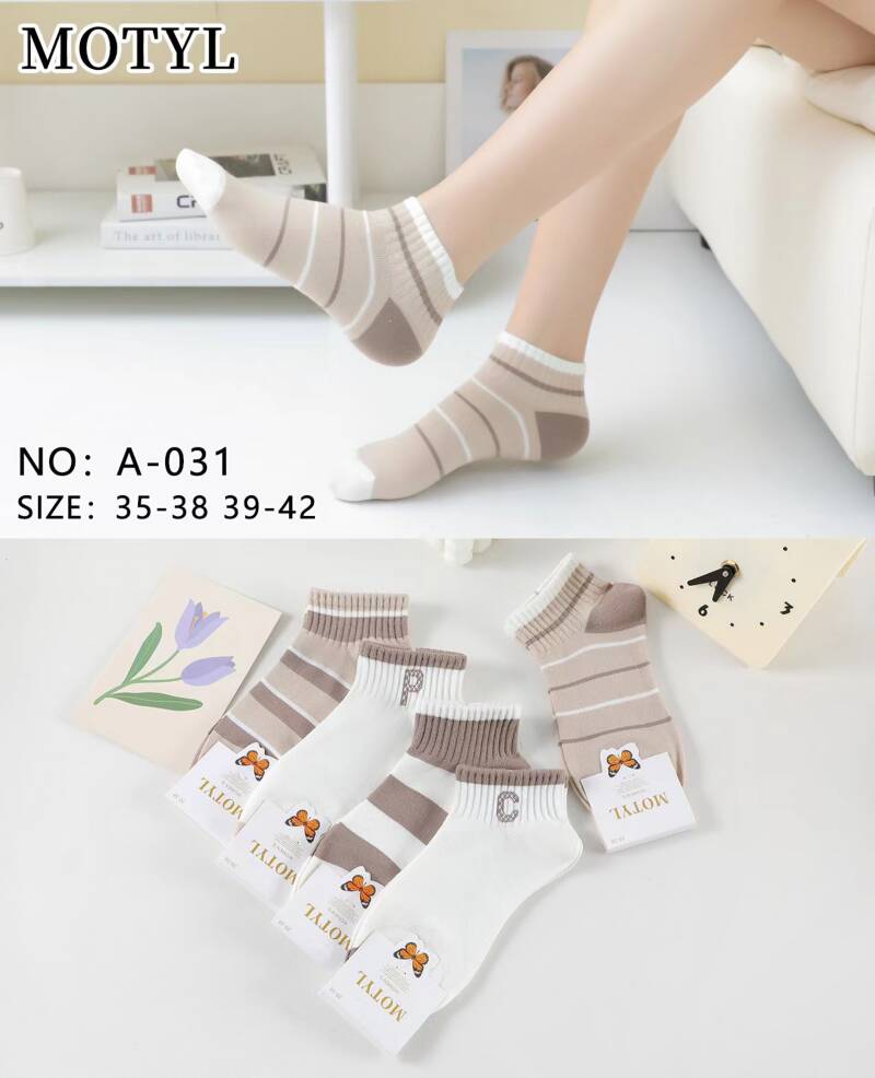 Skarpety damskie Roz 35-42, Mix kolor Paczka 40 szt